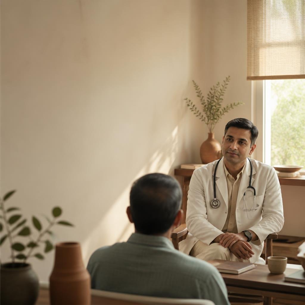 Doctor और patient की confidential STD consultation